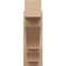 Ekena Millwork 5 1/2-in W x 16-in D x 16-in H Balboa Block Rough Cedar Woodgrain TimberThane Outlooker, Primed Tan OUTUR055X16X16BOA44RCPR - alternate 5